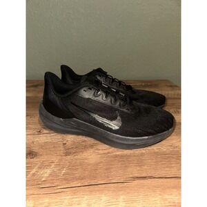 Nike Men's Air Winflo 9 Black/Dark Grey Running Shoes-Asst Size 9.5 DD6203-002